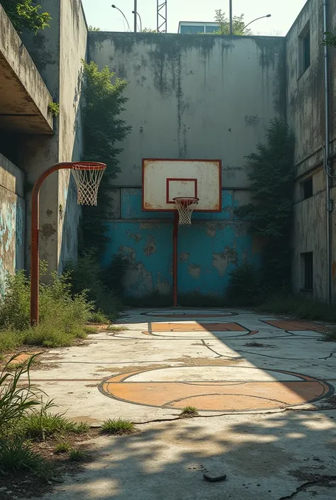 Unmanned Basketball Court
