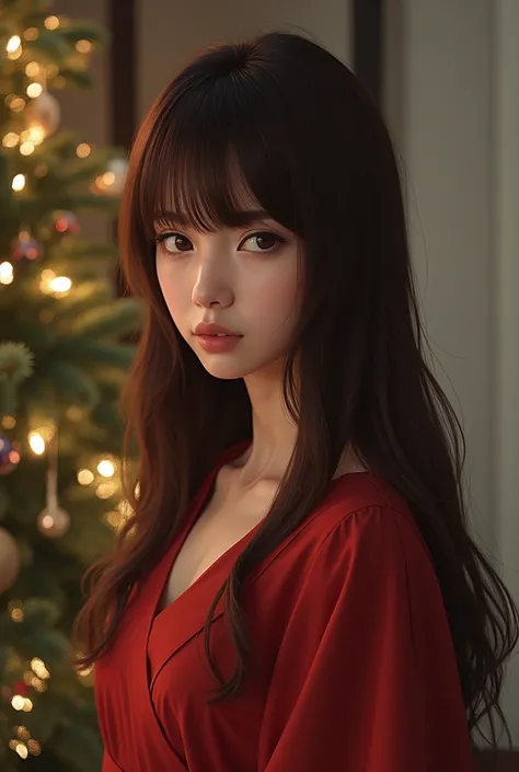 , long hair with full bangs, long hair with bangs, brown long hair with bangs, ulzzang, neat hair with bangs, brown hair with bangs, long straight bangs, brown hair and bangs, asian girl with long hair, hair blackbangs hair, the hime cut, with bangs, next ...