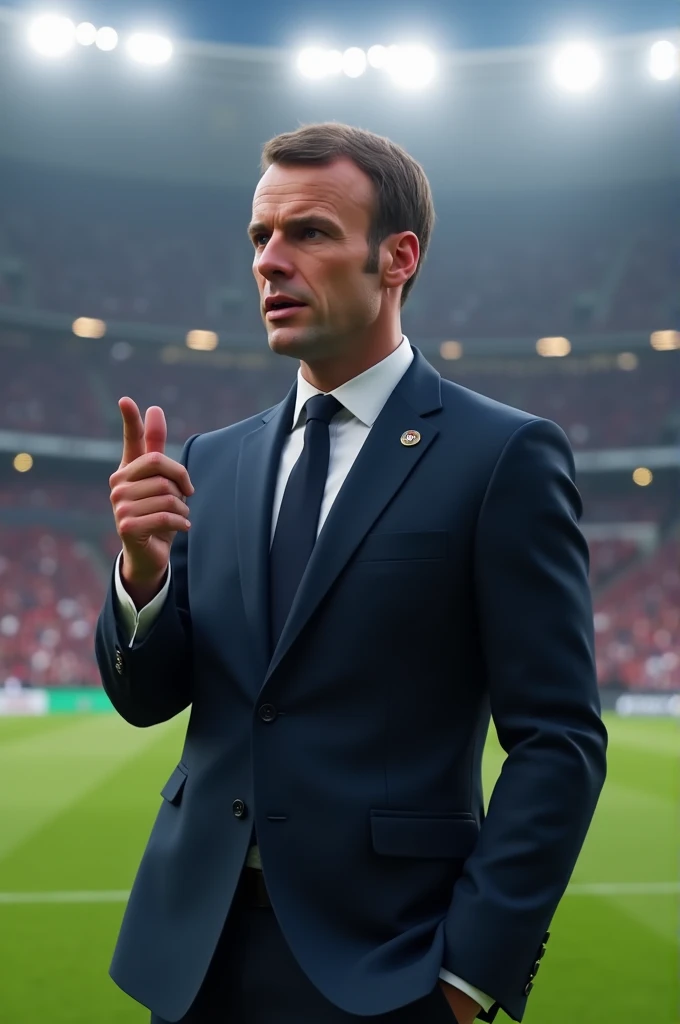 Macron in the FIFA 2025 game