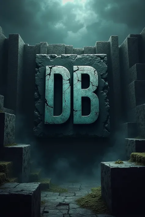 Make a minecraft logo for the name of Darkbrine 