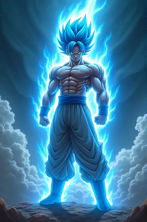 Please give me a image of Goku blue instinct 