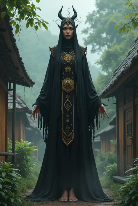 Woman evil  guardian at kampung melayu