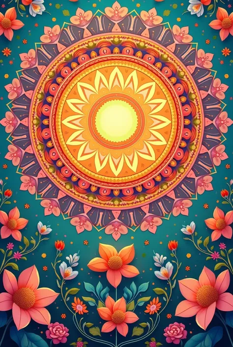 Sun and Spring Mandala