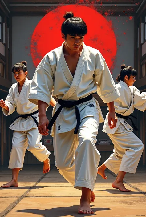  Create a collage to print with images of sports karate, Kumite and Kata 
