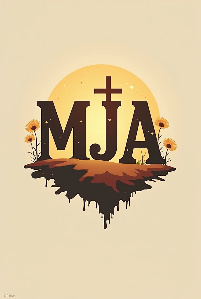 Catholic youth group logo that says MJA