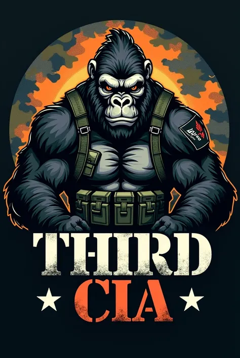 Military gorilla logo written “Third CIA"