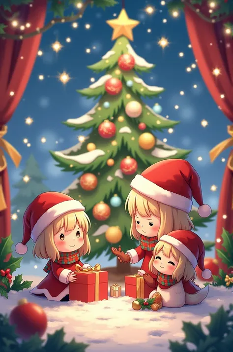 Anime Christmas decoration 