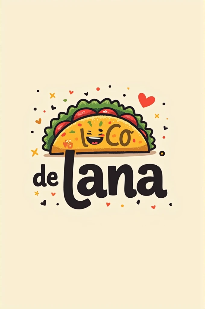  A LOGO WITH WORDS "Taco de Lana"
