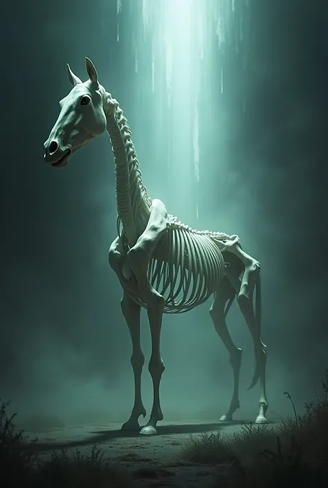  Horse Skeleton vs light