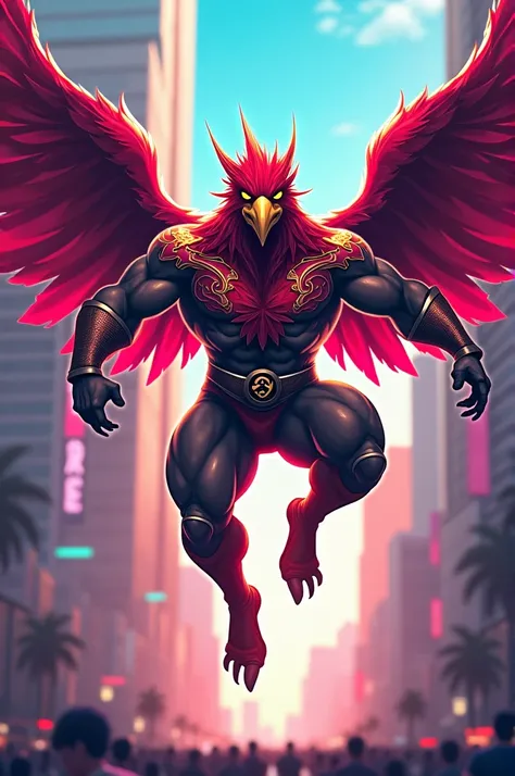 Superhero Garuda Cartoon 