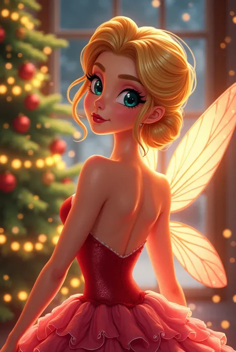 Stella in Winx plays super cute christmas without wings and grows sexy again