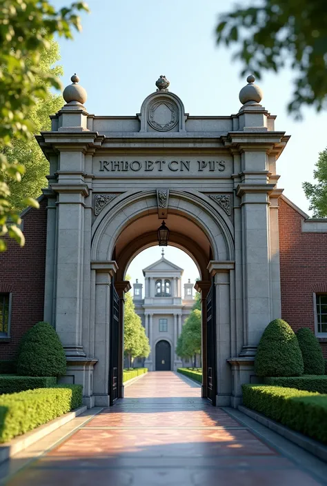 APS SCHOOL NAMED IN FRONT OF GATE