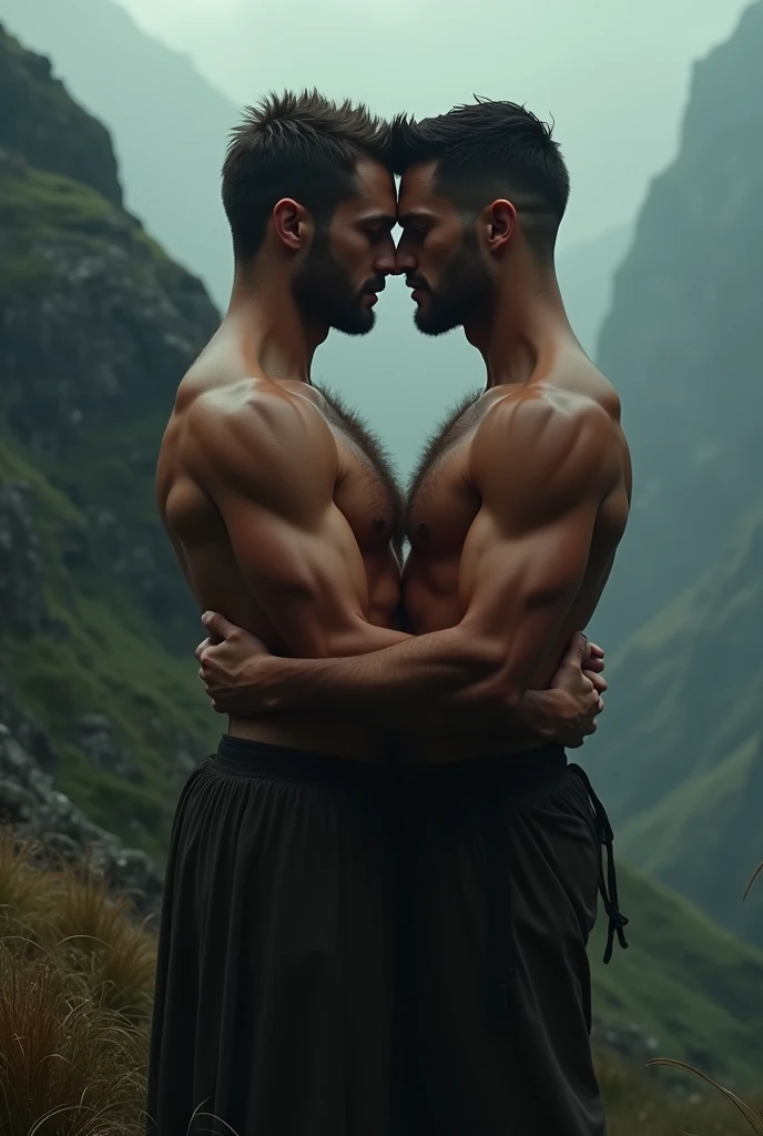 Two men making love in exile 