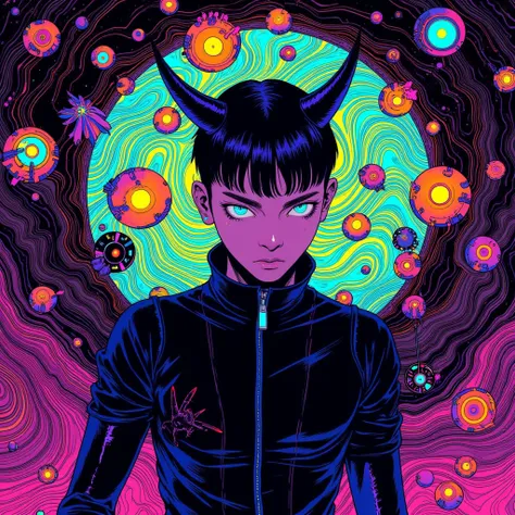 femboy andogyne &quot;James Jean Simple&quot; Psychedelic Art，Chasing in space , devilish ;James Jean Simple&quot; Psychedelic Art，Mask ，Chasing in space , anime, anime, anime art, anime, anime comics, anime, anime art, anime, anime, anime, anime, anime, b...