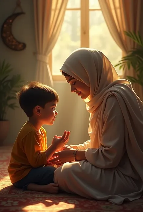 Mama liked what her son said. She made him sit with her lovingly. And explained to him lovingly, son, !Our Lord is the creator of everything. His beloved book is called the Holy Quran. In it, our Allah has told us that the method of glorifying everything h...