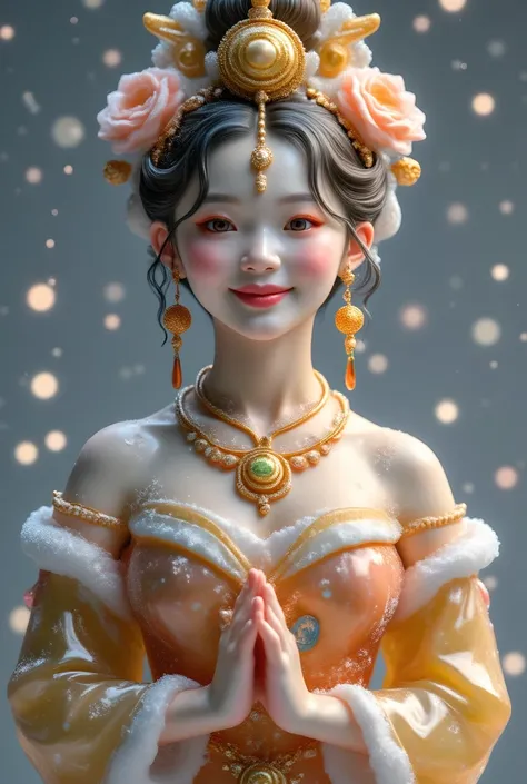 Santatangsu,,Chinese female immortals, unique , Smile,