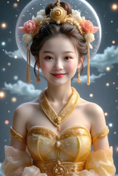 Santatangsu,,Chinese female immortals, unique , Smile,