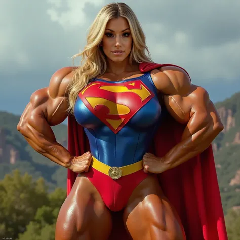 (((FREAKISHLY HUGE MUSCLES))) (((GIGANTIC BULGING MUSCLES))) (((MUSCLES LARGER THAN ANY MAN))) Ifbb pro bodybuilder, thick dense hard packed muscles, insanely sexy dominant and seductive demeanor, Full body shot, Extremely sexy and stunning dense massive b...