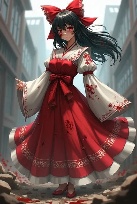 Reimu Hakurei, But it would be and with the body bloodied by the battle