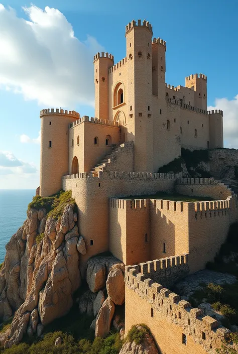 Castillo de Santa Bárbara Alicante on Mount Benacantil 