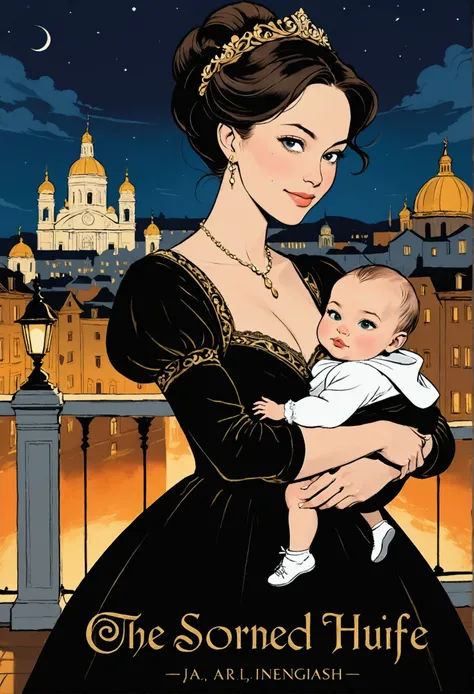 
Against the backdrop of a breathtaking cityscape at night, a beautiful billionaire wife stands proudly, holding a adorable baby with a captivating smile. Her handsome ex-husband looms behind her, his cold demeanor a stark contrast to the warmth of the mom...