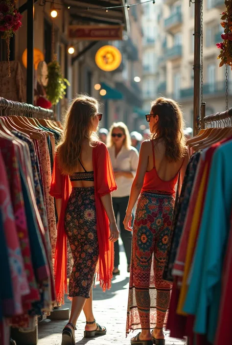  Clothing store in Barcelona 
3 girls between 16 and 30 years old
With bohemian-casual style, elegant and urban  