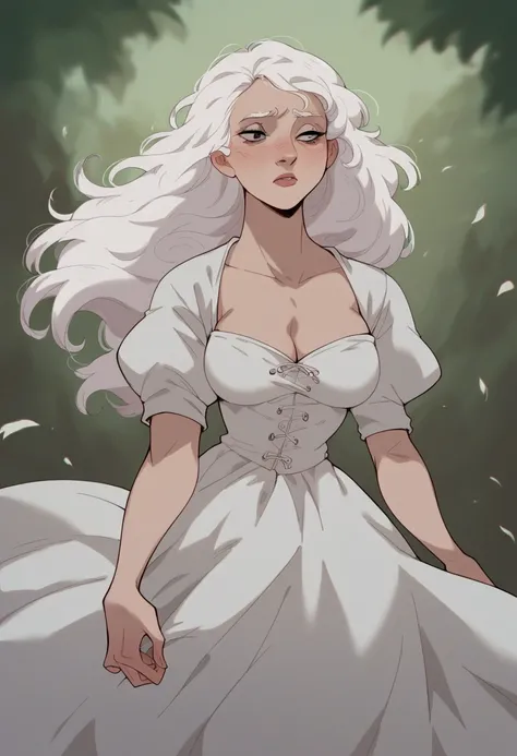 score_9, score_8_up, score_7_up, score_6_up, score_5_up, score_4_up, BREAK
1girl, breasts, white albino hair, white hair, grey eyes,medieval dress pink