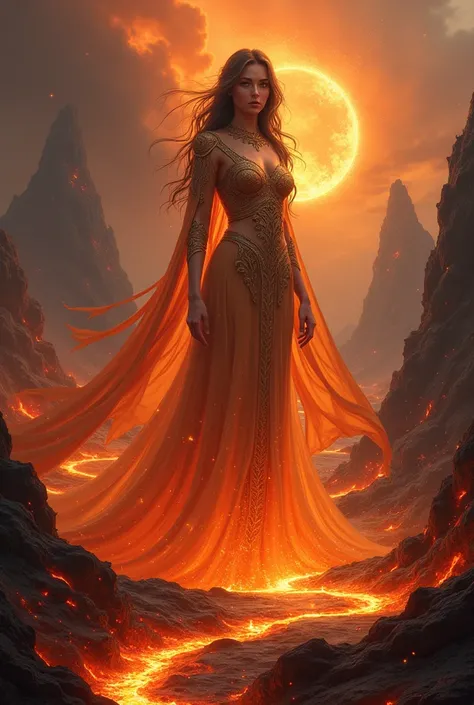 Princess of volcanoes and lava 
