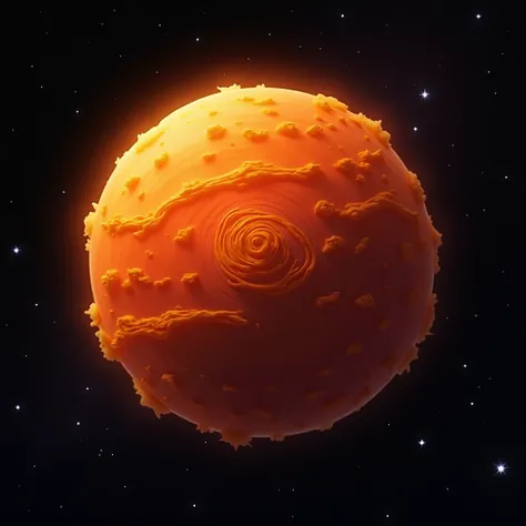 orange space palnet ultra 4K