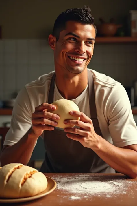 ronaldo eating dough