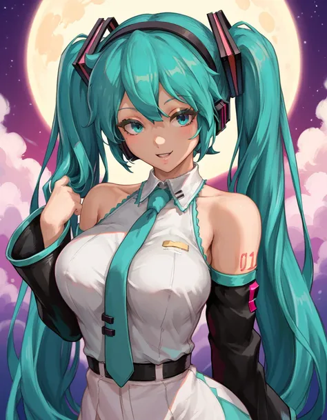 (masterpiece, anthropomorphic fantasy anime style, creative art), a close-up of a woman with long green hair and a blue wig, knights of the zodiac girl portrait, extremely detailed art by artgerm, artgerm on artstation pixiv, miku, hatsune miku portrait, p...