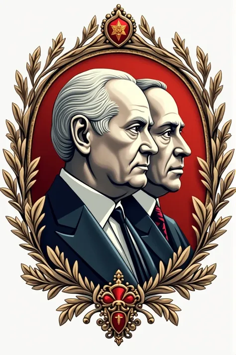 the emblem of the fictional party “Legends and Faces of Belarus (LIPB )»