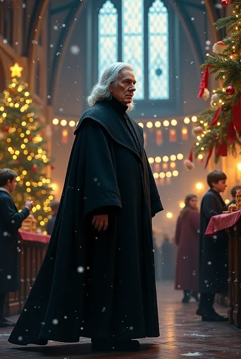 Christmas with Severus Snape in Hogwarts