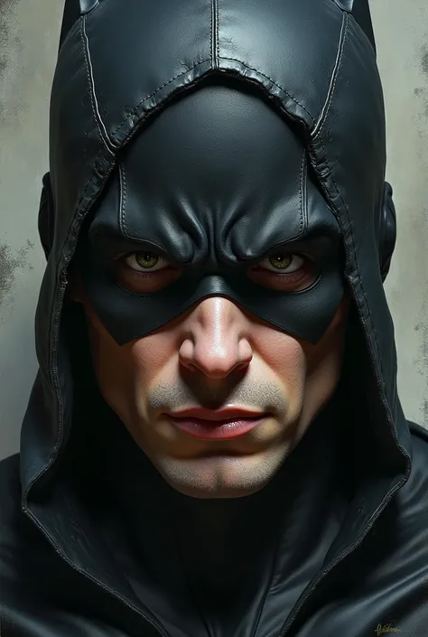 create me the superior art of the dc puzzler as long as you can see the super realistic face 