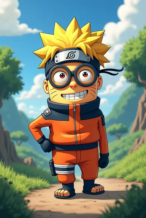  Generate a fusion of Naruto characters plus minion 