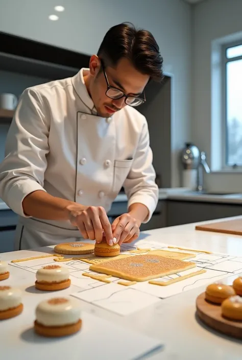 Un architecte qui fait de la pâtisserie 