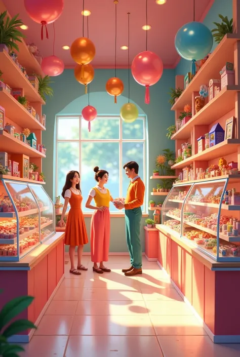 toy store, pink