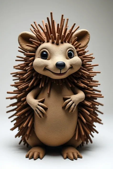 Hedgehog made from poop