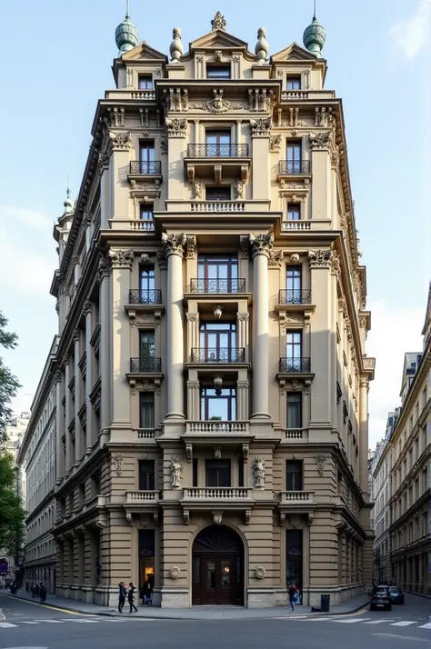 Neo-classical apartment building with 6 floors and suitable in Munich