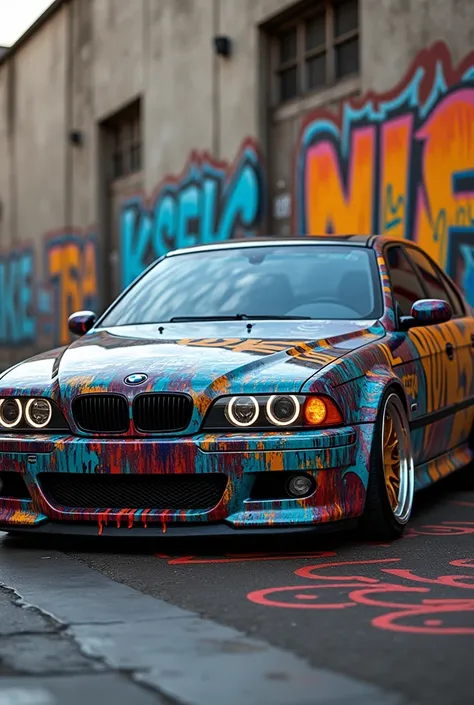 BMW M5 E39 graffiti