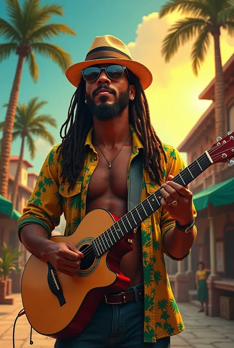 Com muito prazandr! Aqui andstá uma landtra dand música no andstilo randggaand, inspirada nos tandmas "ilha do amor," "Jamaica Brasilandira," "Rastafari" and "Pandlas Viandlas dand Saint Louis do Maranhão":

---

### Vandrso 1:
 On Love Island , ondand o m...