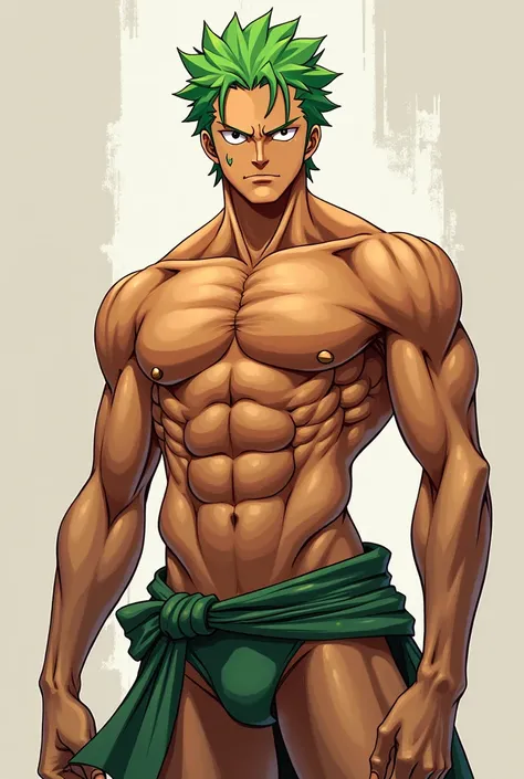 Zoro in underwear 