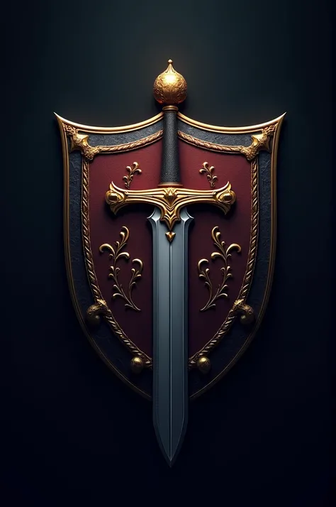 Shield and sword logo