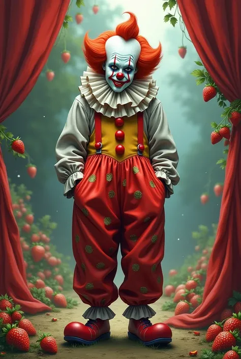 Strawberry clown pants