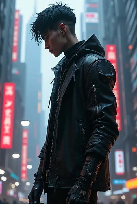 A character like Blame who is a type like Akira in a futuristic world 