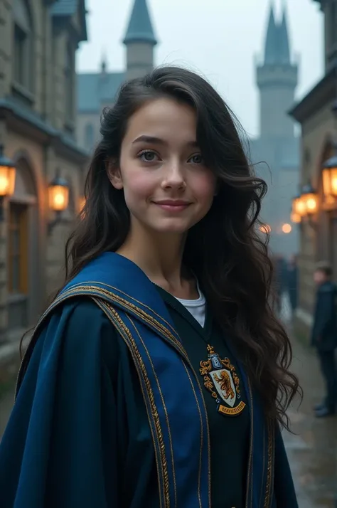 A girl in Ravenclaws uniform