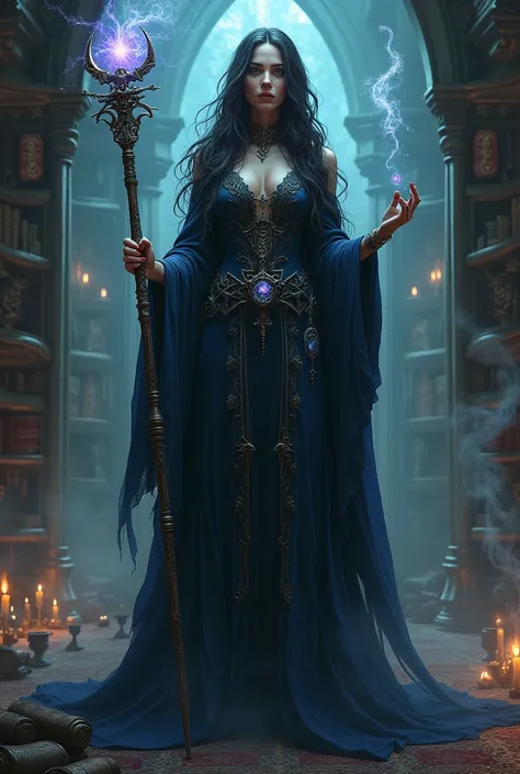 Powerful and mystical witch