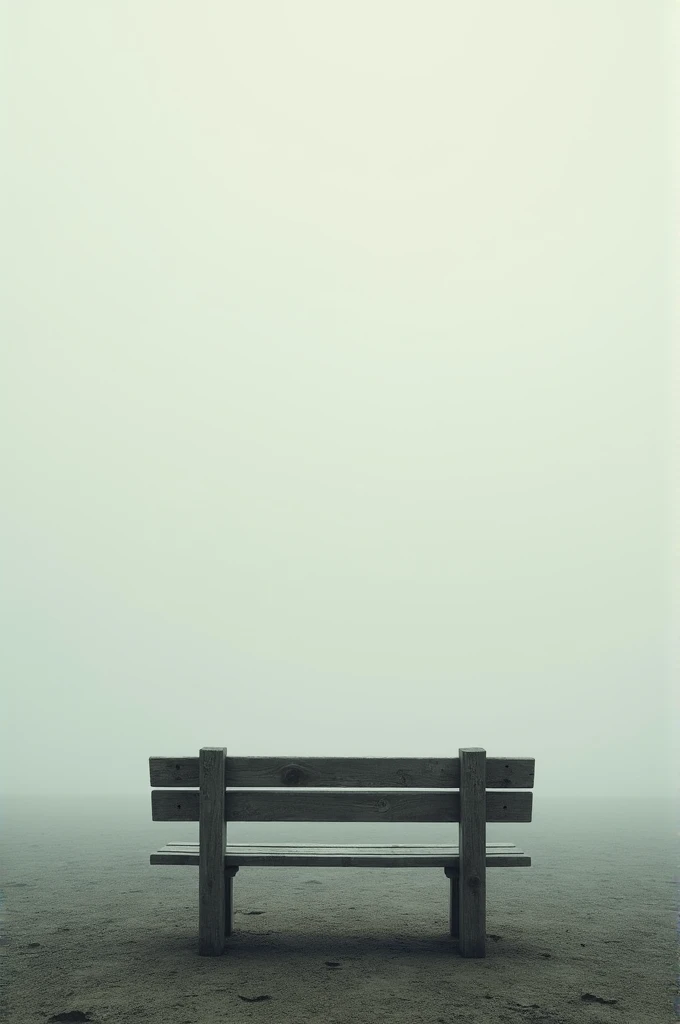 Image of a bench facing nothing