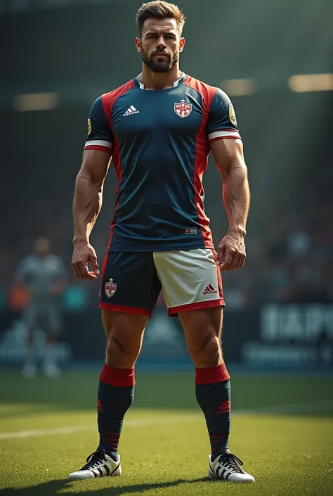 Man wearing a kit