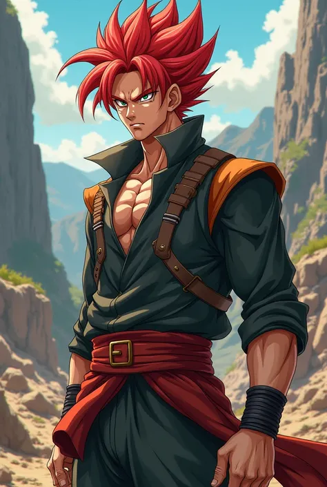 Unexpected red-haired man in Dragon Ball